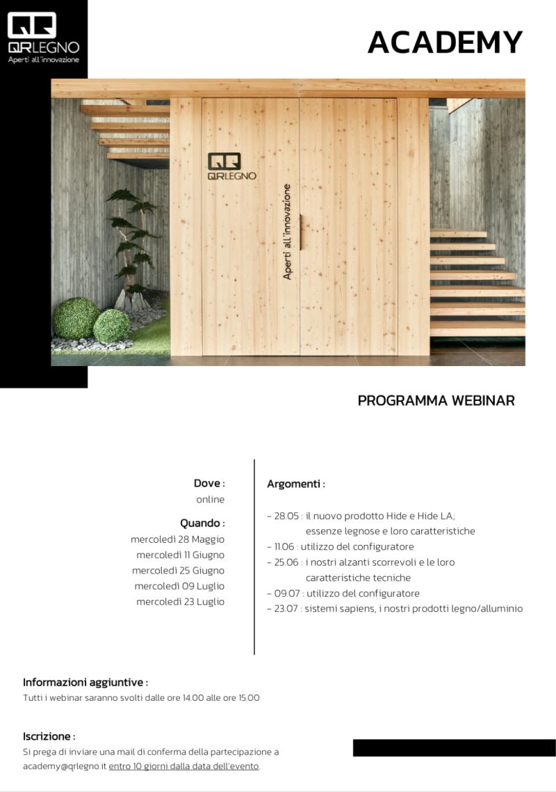 serramenti in legno